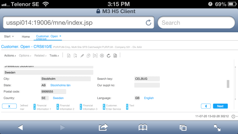 H5 Client – M3 ideas